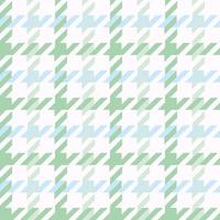 Mint and green houndstooth check print illustration design pattern vector