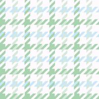 Mint and green houndstooth check print illustration design pattern vector