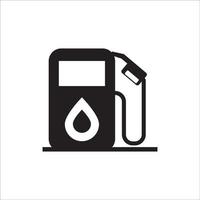 icono de diseño vectorial del logotipo de la gasolinera, este vector se puede utilizar para materiales básicos para hacer logotipos y otros