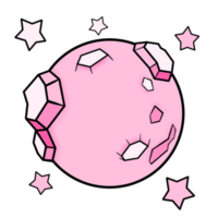 The pink mars png