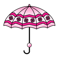 el paraguas rosa png
