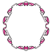 pink mandala frame png