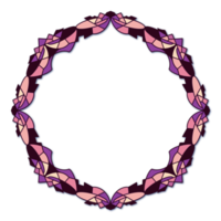 rosa mandala telaio png