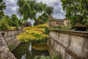 oxford houses willow cottage on cloudy sky photo