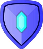 Magic shield vector illustration for logo, icon, sign, symbol, item games or games design