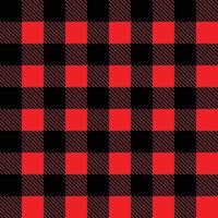 check red. Lumberjack plaid seamless pattern. Red and Black squares pattern. vector