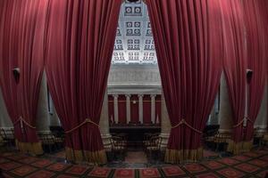 WASHINGTON, USA - JUNE 24 2016 interior od decision hall in Supreme Court building in Washington photo