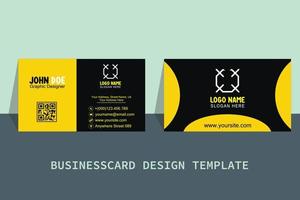 Business Card Template Free Vector