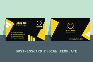 Business Card Template Free Vector