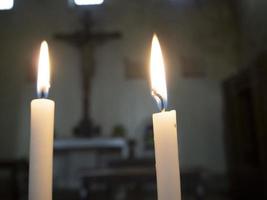 Sant antonio saint antony votive candles detail photo