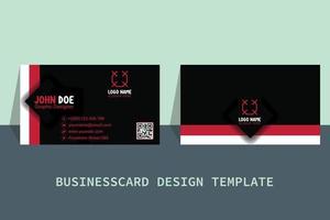 Business Card Template Free Vector