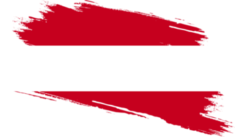 Austria flag with grunge texture png