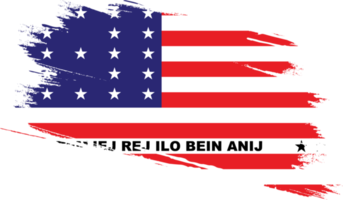 Bikini Atoll flag with grunge texture png