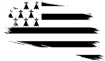 bretagne vlag met grunge textuur png