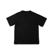 Black Oversize T shirt mockup, Realistic t-shirt png