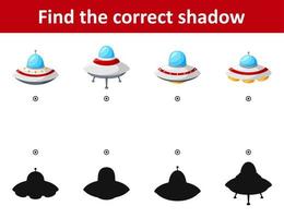 Find the correct shadow spaceship among differences vector