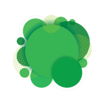 green circle futuristic banner png