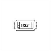 set of ticket for sale black and white isolated icon vector