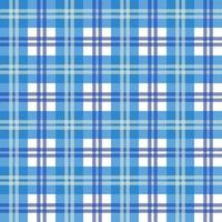 seamless plaid fabric Blue for shirts, blankets, tablecloths, covers or other fashion items. Daily life and home textile printing vector