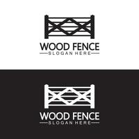 Fence icon vector logo template