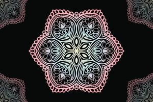 Ornamental round ornament. Lace pattern. Mandala  Background Design. vector