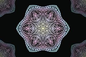 Ornamental round ornament. Lace pattern. Mandala  Background Design. vector