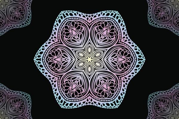 Ornamental round ornament. Lace pattern. Mandala  Background Design.