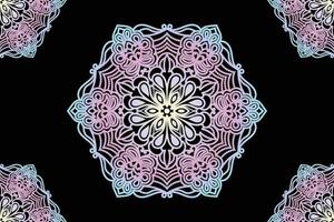 Ornamental round ornament. Lace pattern. Mandala  Background Design. vector
