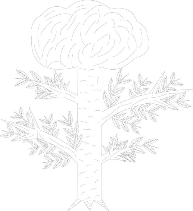 Tracing Tree Vector Art, Icons, and Graphics for Free Download