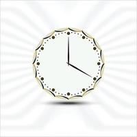 Modern Office Set Wall Clock Design Template. second, wall, time, isolated vector design