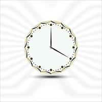 Modern Office Set Wall Clock Design Template. second, wall, time, isolated vector design