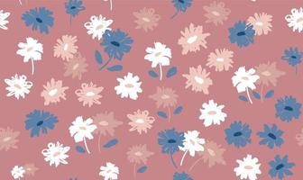 Floral background for textile, swimsuit, wallpaper, pattern covers, surface, gift wrap. vector