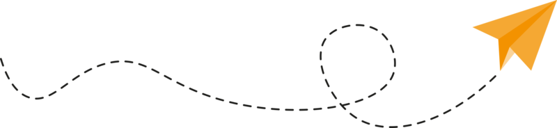 Dashed Line Paper Airplane Route png