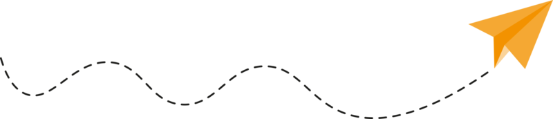 percorso dell'aeroplano di carta con linea tratteggiata png