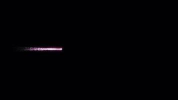 partículas de listras rosa se movem da esquerda para a direita video