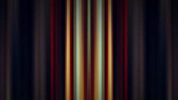 Multicolored vertical gradient lines wave animation  black background. video