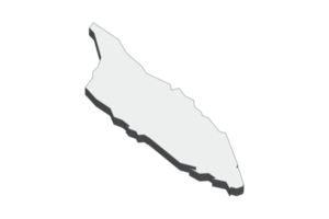 ilustração do mapa 3D de aruba png