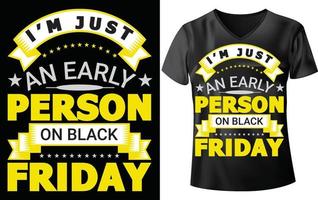 BLACK FRIDAY T-SHIRT DESIGN vector