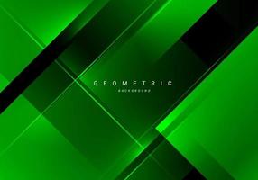 Fondo gráfico moderno dinámico de diseño verde geométrico abstracto vector