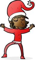 santa s helper cartoon vector