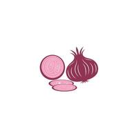 Onion logo icon design illustration vector