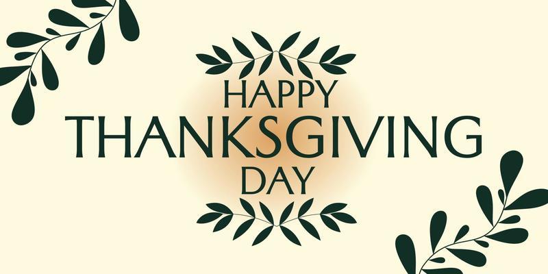 Hand drawn Happy Thanksgiving Day poster design. Autumn greeting card. Fall  colorful leaves and lettering Happy Thanksgiving Day on white background.  Celebration typography banner. Vector illustration 8969817 Vector Art at  Vecteezy