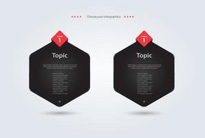 TWO Vector infographic levels, charts, buttons, options in SET of Two infographic icons and banners template used in financial and business elements