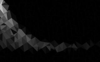 Dark Silver, Gray vector polygonal pattern.