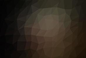 Dark Black vector polygon abstract background.