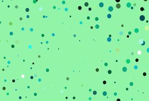 Light Green, Yellow vector pattern with spheres.