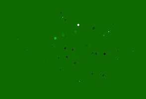 Light Green vector cover with spots.