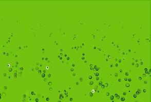 Light Green vector layout with circle shapes.