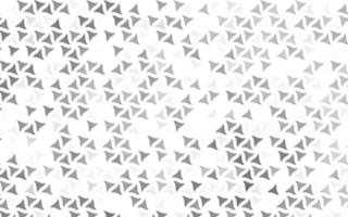 plata clara, textura transparente de vector gris en estilo triangular.