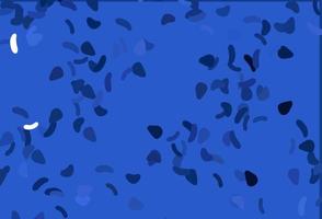 textura de vector azul claro con formas aleatorias.